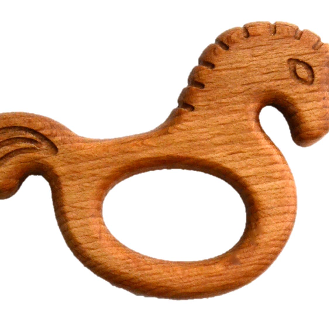 Organic Wooden Teether Horse Toy