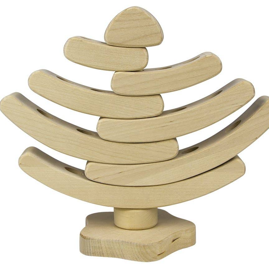 Natural Wood Stacking toy