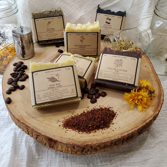 Handcrafted Soap - 13 Varieties - Tallow or Vegan Options