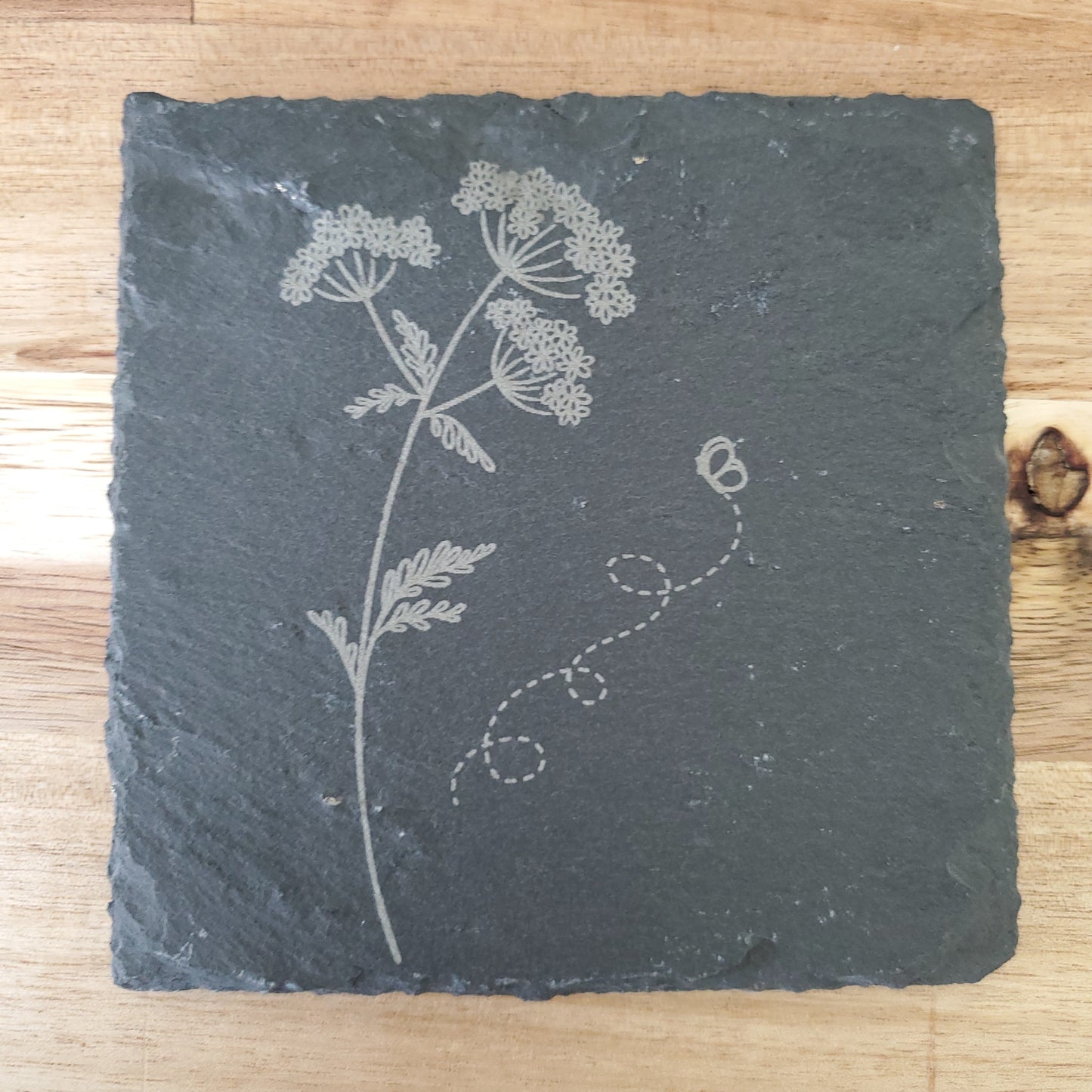 Custom Coaster- Queen Anne's Lace