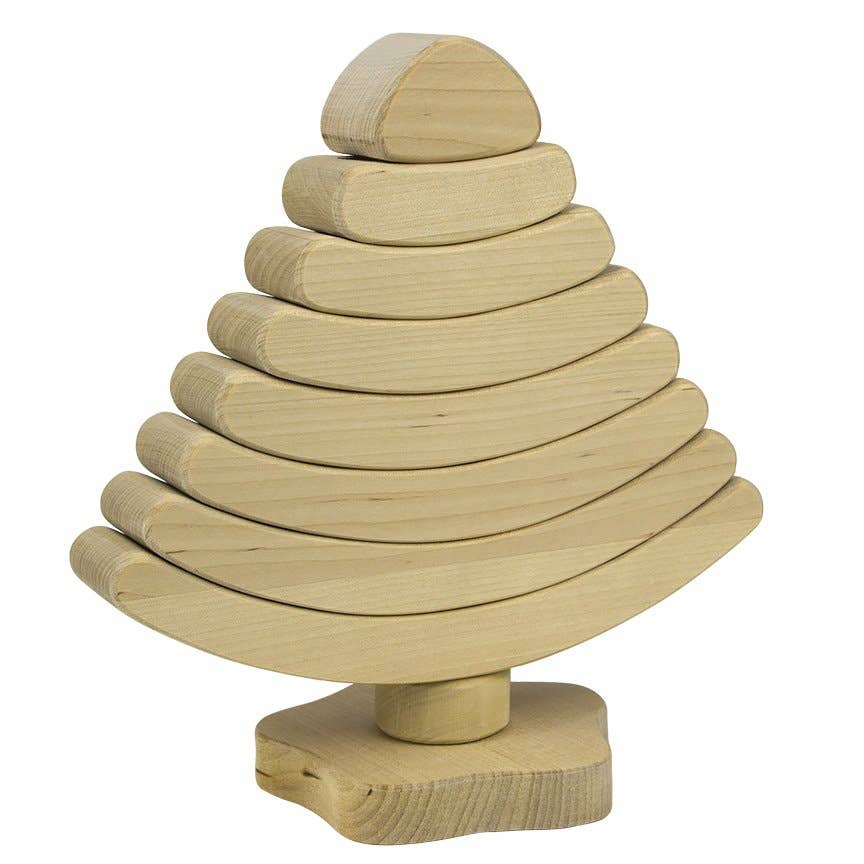 Natural Wood Stacking toy