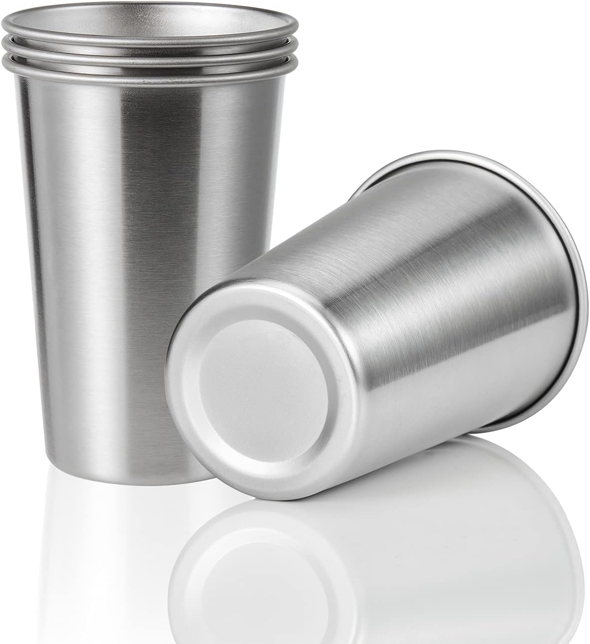 Stainless Steel Kids Cup - 4pk