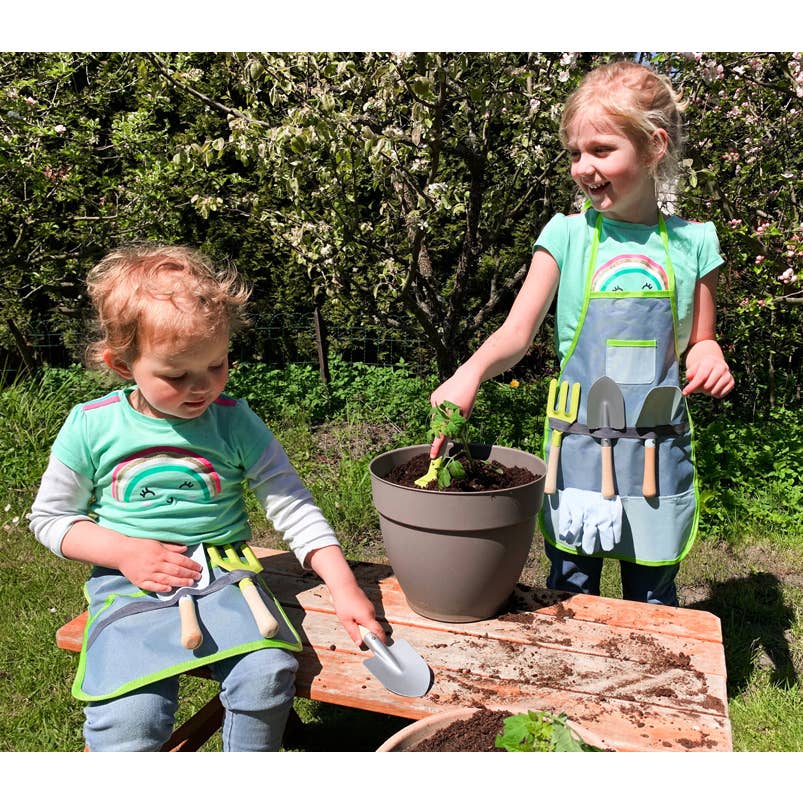 Gardening Apron With Tools & Gloves