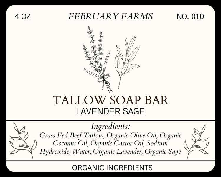 Handcrafted Soap - 13 Varieties - Tallow or Vegan Options