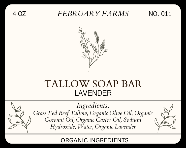 Handcrafted Soap - 13 Varieties - Tallow or Vegan Options