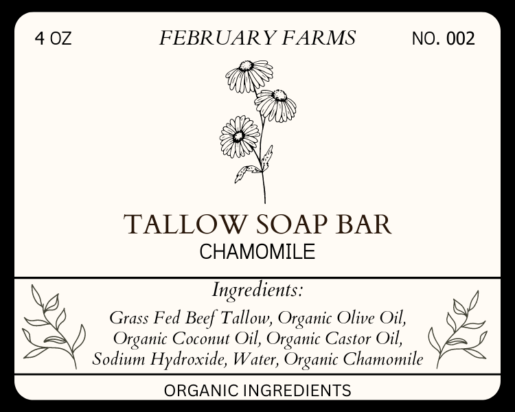 Handcrafted Soap - 13 Varieties - Tallow or Vegan Options